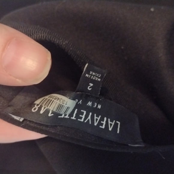 Lafayette 148 black dress with pockets size 2 - Picture 7 of 7